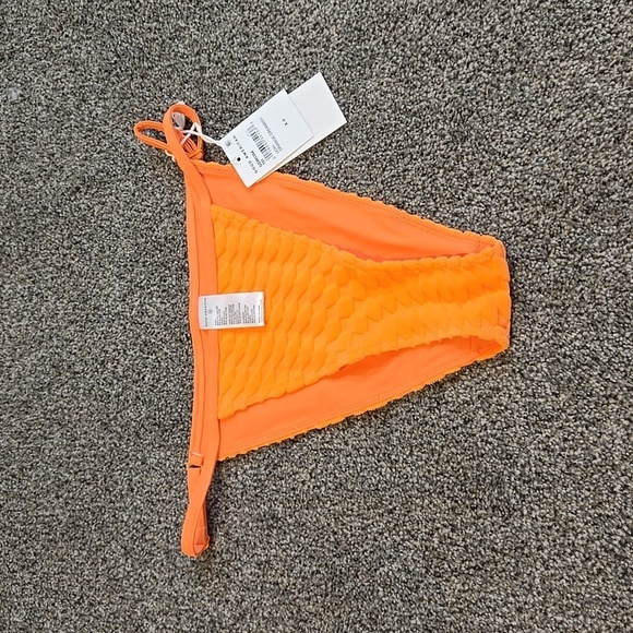 NWT Good American Women Orange Cream Swim bottom bikini sz 2/M - Picture 1 of 7